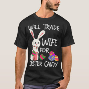 Camiseta Bunny Coma Ovos De Chocolate Trocam Esposa Por Sab