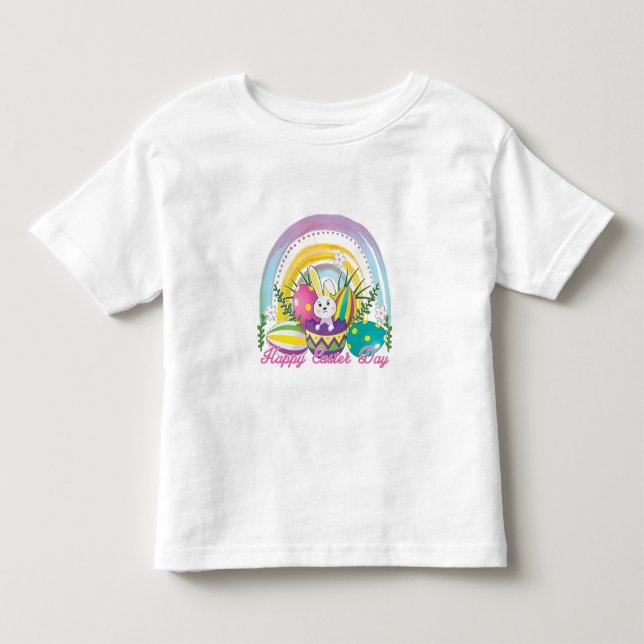 Camiseta Bunny comemora o dia da Páscoa (Frente)
