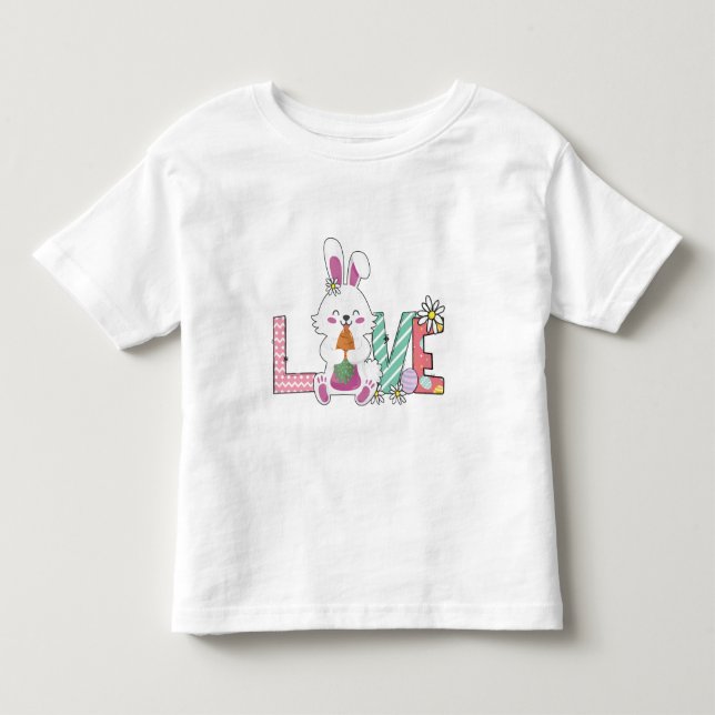 Camiseta Bunny comemora o dia da Páscoa (Frente)