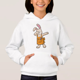 Camiseta Bunny como cabeleireiro com Comb e Tesoura