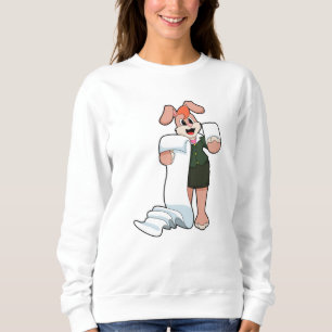 Camiseta Bunny como Secretário com Papel