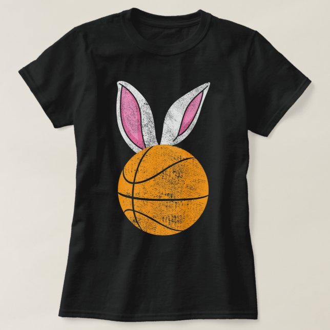 Camiseta Bunny Ears Basbol Garotos de Felz pascoa (Frente do Design)