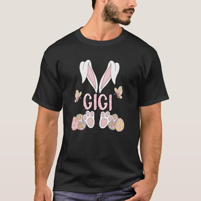 Camiseta Bunny Ears Gigi Easter Day Gigi Bunny Family Match (Frente)