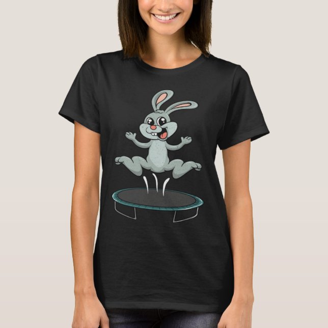 Camiseta Bunny  Easter Bunny  Trampoline  Party (Frente)