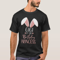 Bunny Gigi Da Aniversário Princesa Matching Famil