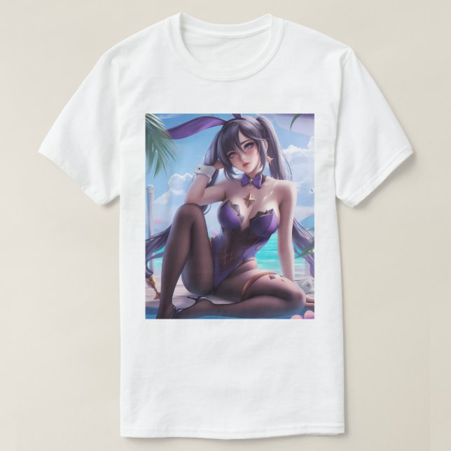 Camiseta Bunny Girl Mona 44 (Frente do Design)