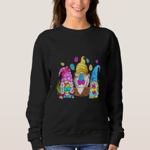Camiseta Bunny Gnomos Hug Easter Ovos Gnomo Felz pascoa Da