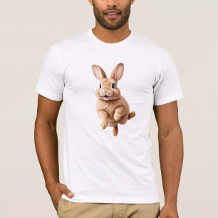 Camiseta Bunny Happy Brincando No Coelho Do Ar