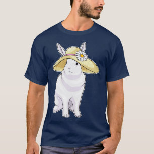 Camiseta Bunny Hat Flower