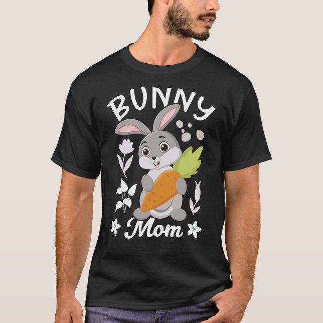 Camiseta Bunny Holding Carrot Bunny Costume (Frente)