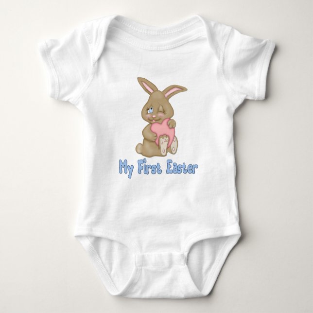 Camiseta Bunny Hugs - Primeira Páscoa (Frente)
