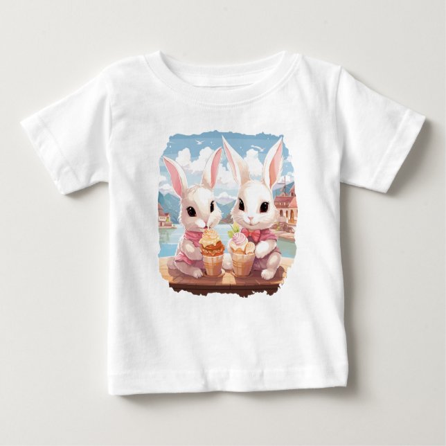 Camiseta Bunny ice cream (Frente)