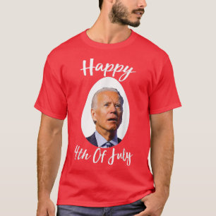 Camiseta Bunny Joe Biden Páscoa Feliz 4 De Julho Engraçado