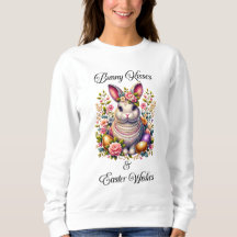 Bunny Kisses e Páscoa desejam a camisola feminina