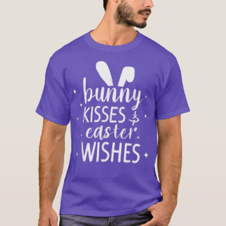 Camiseta Bunny Kisses & Easter Wishes Christian Bible For A