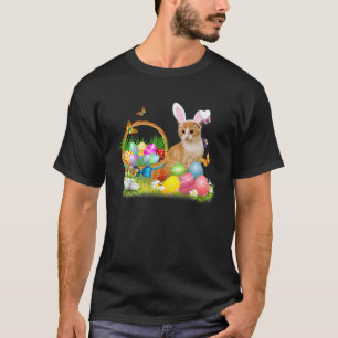 Camiseta Bunny Maine Coon Cat Páscoa Maine Moon Cat Lover
