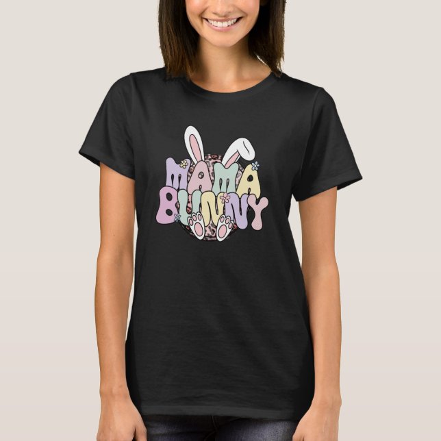 Camiseta Bunny Mama Animal Pet Owner Coelho Mãe (Frente)
