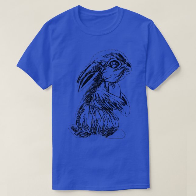Camiseta Bunny Motif cute Rabbit Rodent Pet Animals Rabbits (Frente do Design)