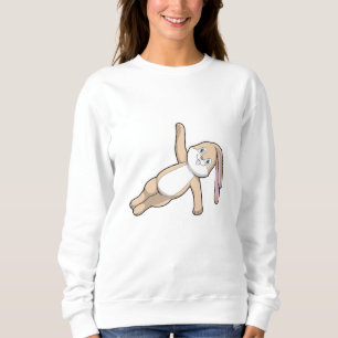 Camiseta Bunny no Yoga Stretching