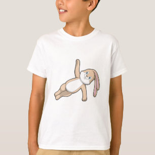 Camiseta Bunny no Yoga Stretching