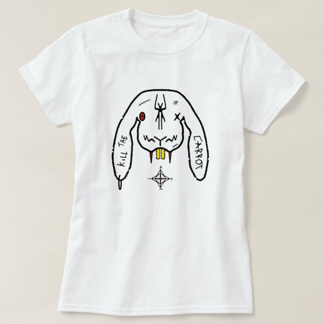 Camiseta Bunny of Doom v3 (Frente do Design)