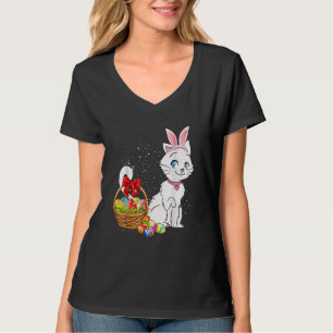 Camiseta Bunny Ovos Costume Mens Mulheres Crianças Bonitas 