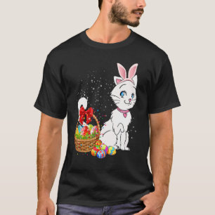 Camiseta Bunny Ovos Costume Mens Mulheres Crianças Bonitas