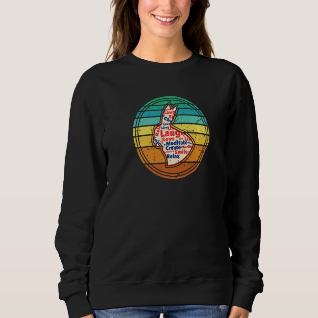 Camiseta Bunny Rabbit Live Laugh Love Smile Motivation Te (Frente)