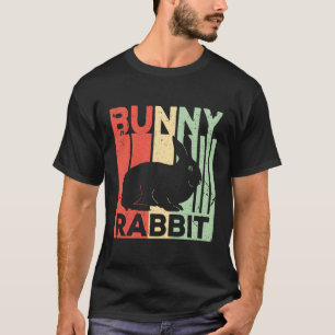 Camiseta Bunny Rabbit Vintage Retro Unisex