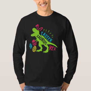 Camiseta Bunny Saurus Dinosaur Abraço Ovos De Páscoa T Pásc