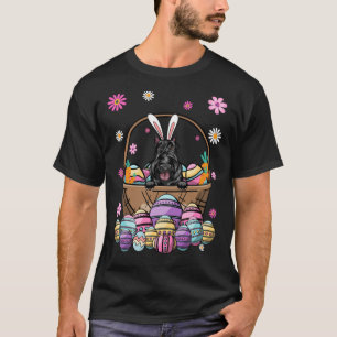 Camiseta Bunny Scottish Terrier Dog Happy Easter Day Lover