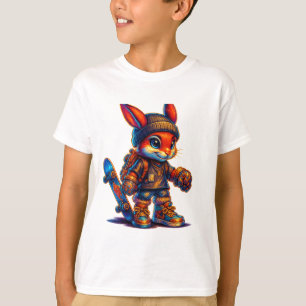 Camiseta Bunny Skater Legal – Coelho Grap de Stree