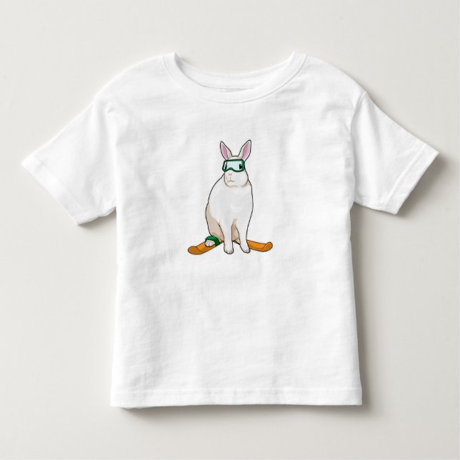 Camiseta Bunny Skier Ski (Frente)