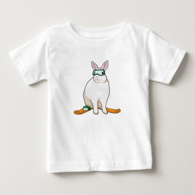 Camiseta Bunny Skier Ski (Frente)