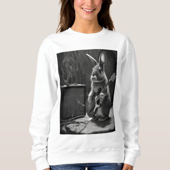 Camiseta Bunny tocando violão (Frente)
