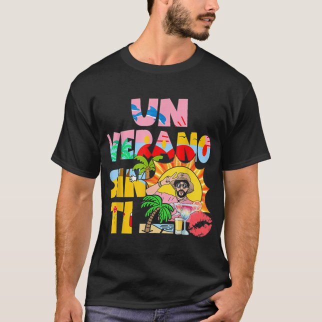 Camiseta Bunny Un Verano Words Tour Sin Ti (Frente)
