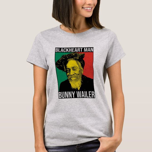Camiseta Bunny Wailer Shirt Reggae Rasta Jamaika Roots  (Frente)