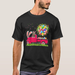 Camiseta Bunny Yorkshire Terrier Felz pascoa Eggs Tree