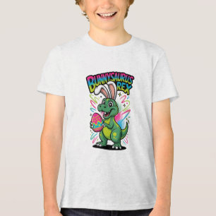 Camiseta Bunnysaurus Páscoa Dino Bunny Híbrido Fer