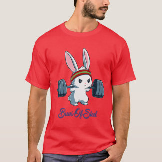 Camiseta Buns Of Steel Fitness Rabbit Bunny Lover Gym Worko