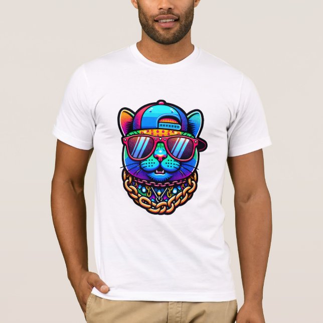 Camiseta Bunte Partykatze (Frente)