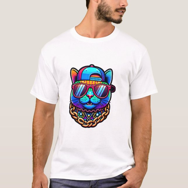 Camiseta Bunte Partykatze (Frente)