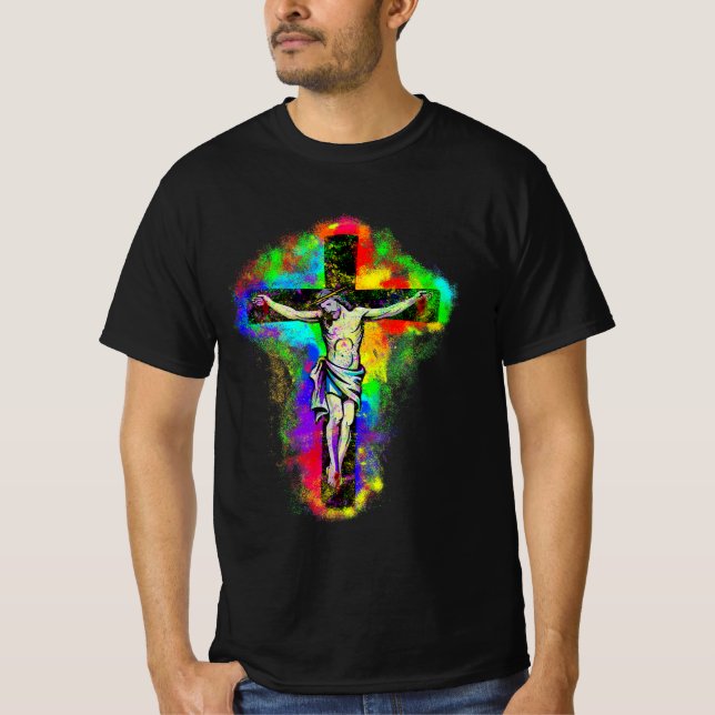Camiseta Buntes Jesus Kreuz (Frente)