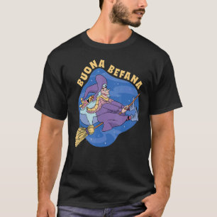 Camiseta Buona Befana Natal italiano