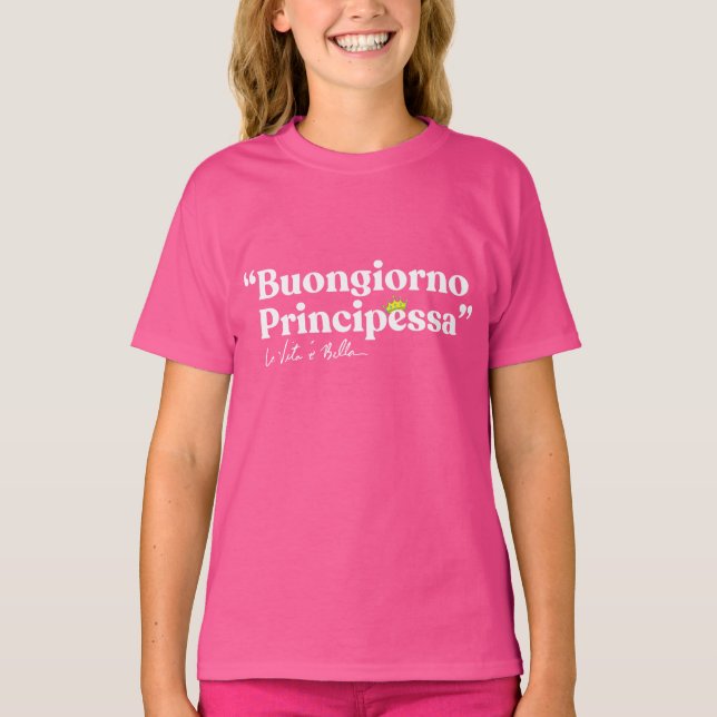 Camiseta Buongiorno Principessa (Frente)