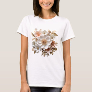 Camiseta Buquê branco