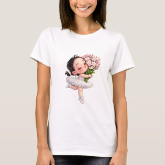 Camiseta Buquê de Ballet Abraço