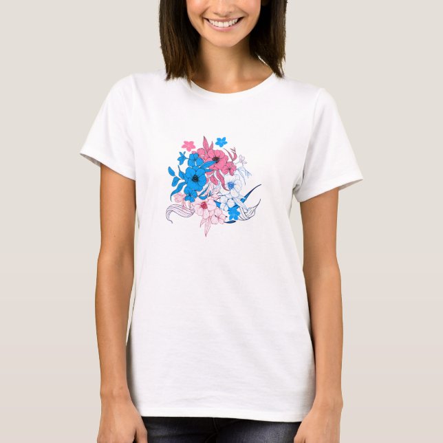 Camiseta Buquê de Flores (Frente)
