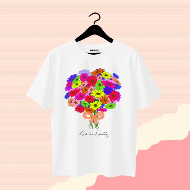Camiseta Buquê de flores (Criador carregado)