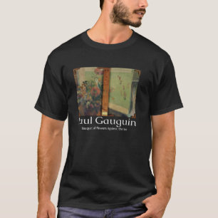 Camiseta Buquê de Flores Contra o Mar Arte de Paul Gauguin